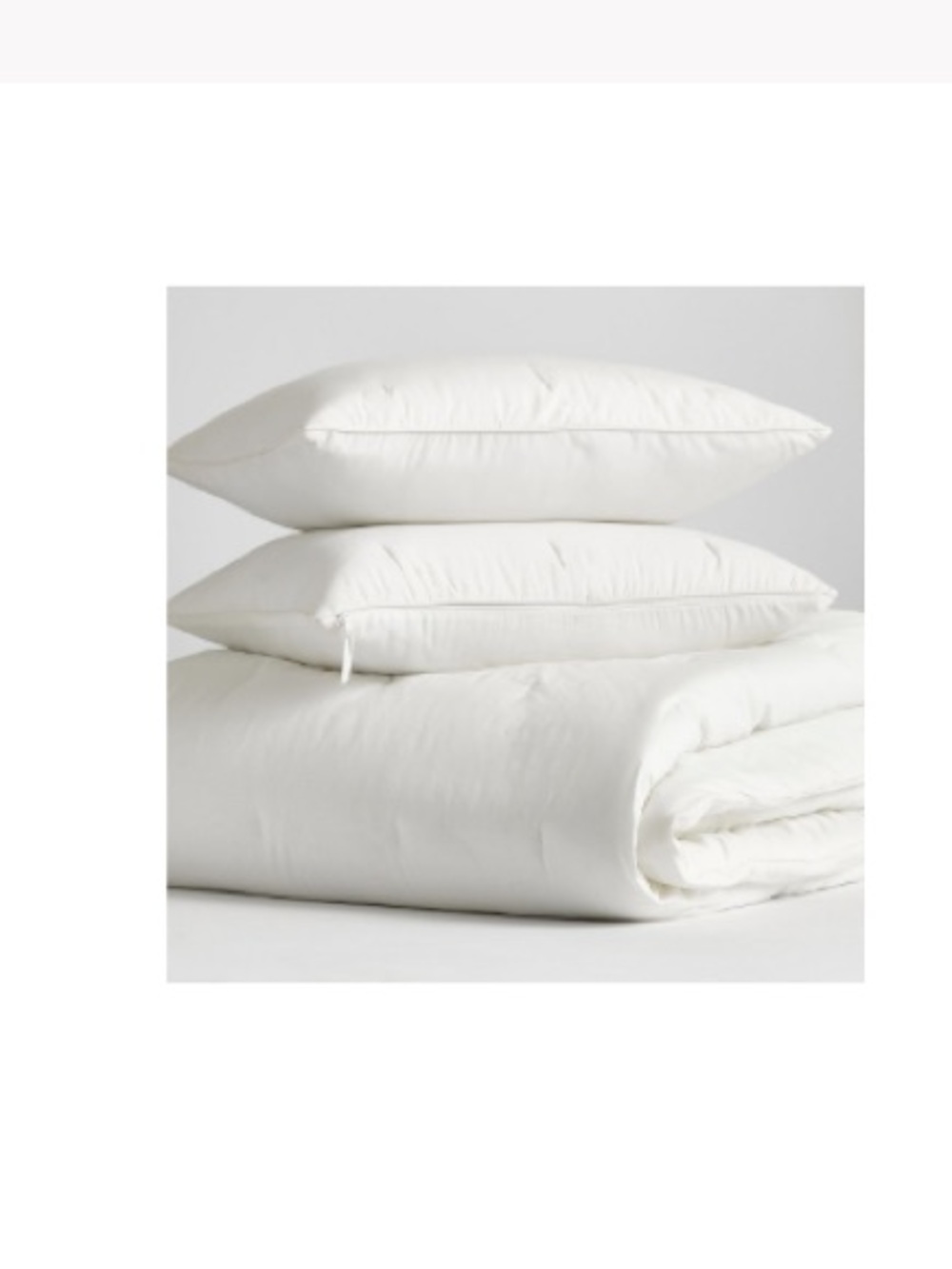 Pottery barn Silas comforter king white